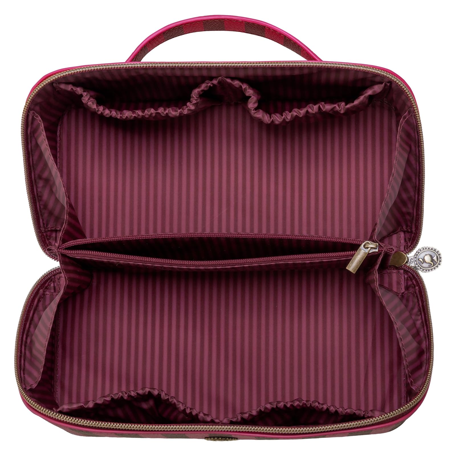 Pip Studio borsa da toilette Cyrille Cosmetic Bag Stripe Pink rosa marrone