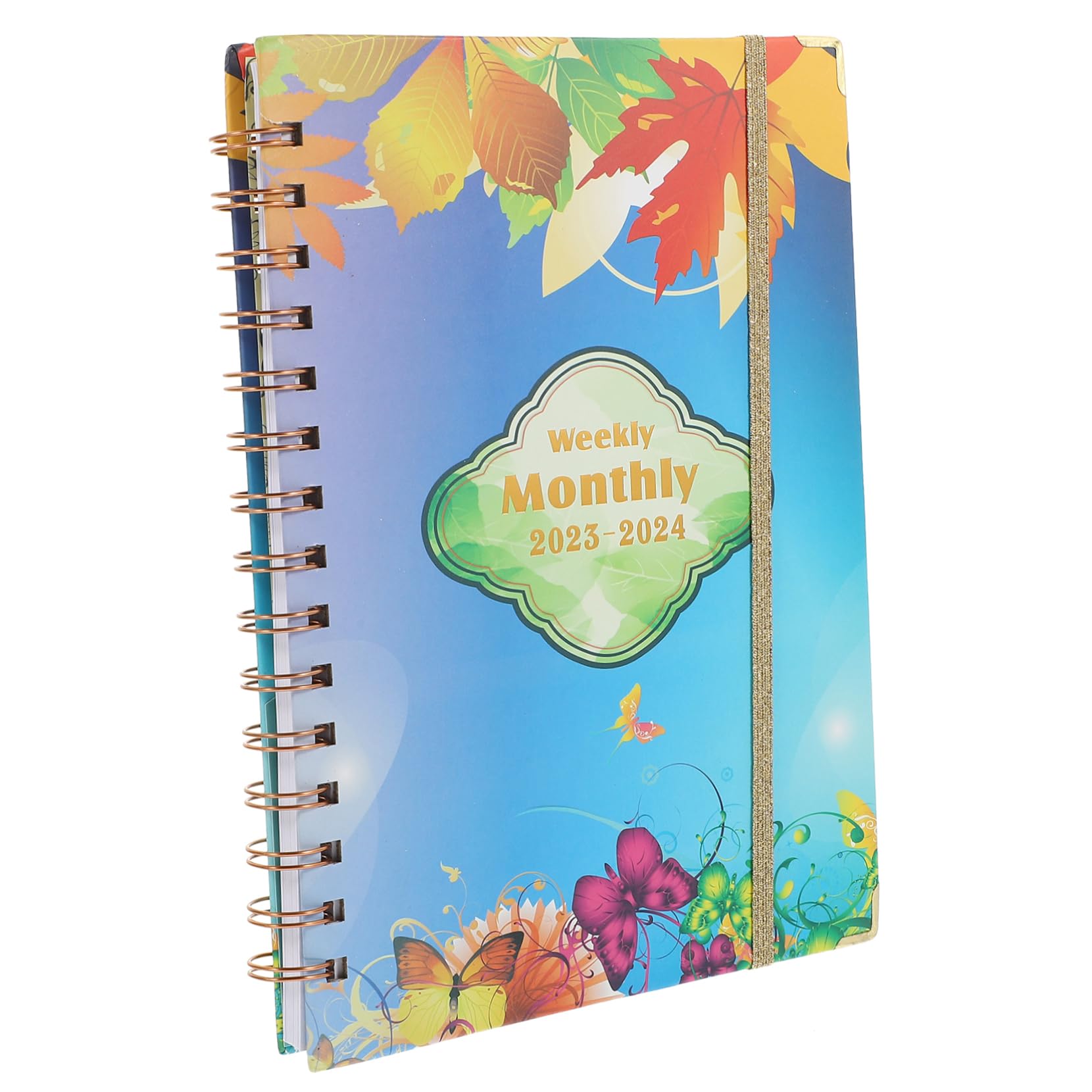 SHINEOFI 2piezas Planificador Académico Cuaderno De Inglés Agenda Diaria y Para y Profesionales Para Organización Personal y Gestión
