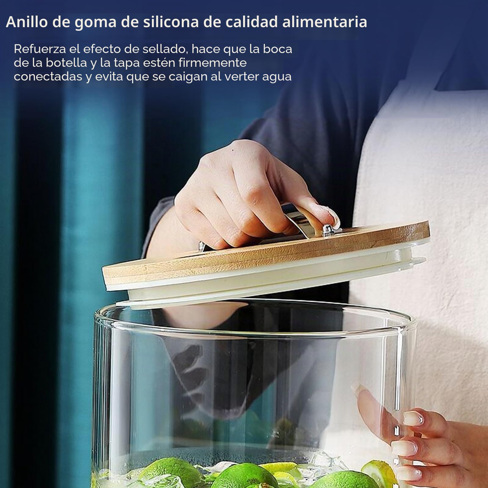 Dispensador de bebidas en forma de barril, 3 L/4 L/5 L, cristal con soporte, decantador de barril con grifo, dispensador de alcohol, ideal para vino, whisky, cerveza, zumos de limonada, regalos para