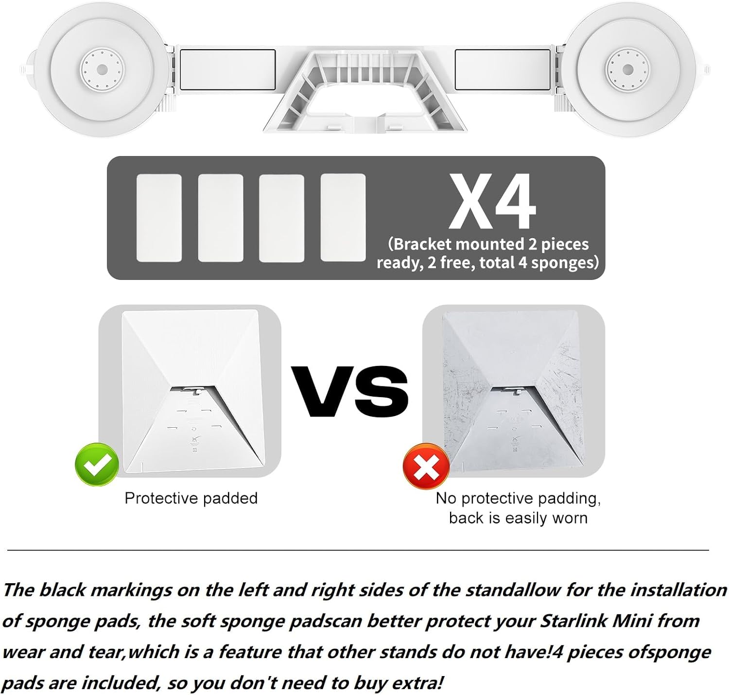 Starlink Mini Suction Cup Mount for car sunroofs or Windows, Satellite mounting kit with Quick-Release System and Powerful Suction, Stable Satellite Signal for RVs, Boats and Road Trips