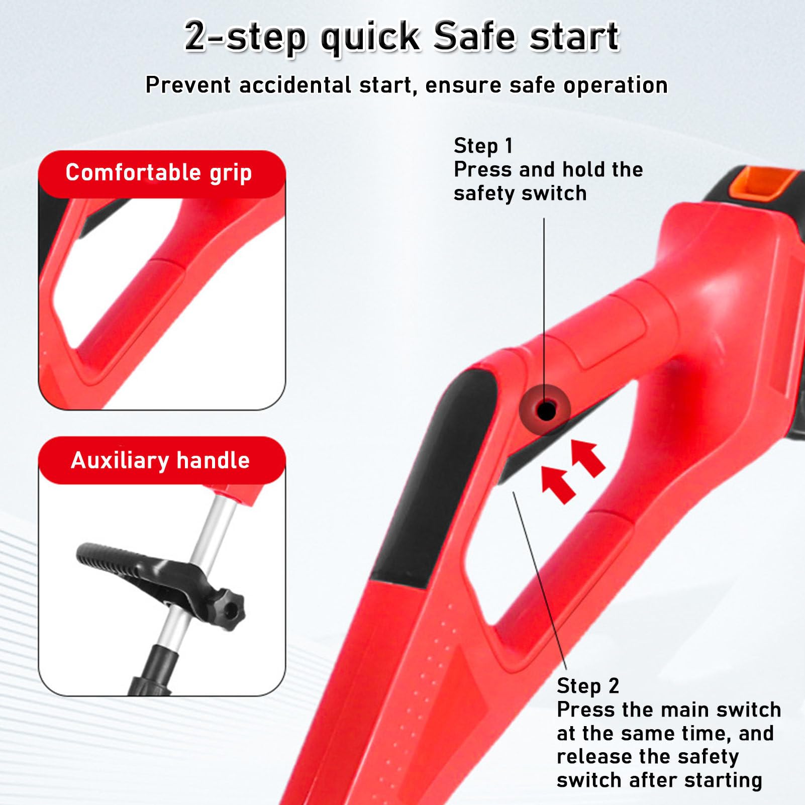 Pala da neve elettrica senza fili, larghezza 32 cm, spazzaneve a batteria con 2 batterie e caricabatterie rapido, piccolo strumento per la pulizia della neve per terrazze, ponti, marciapiedi,2Battery