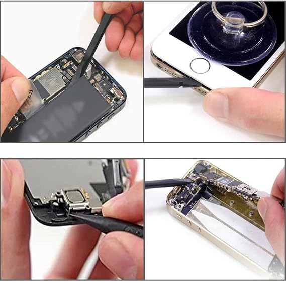 3 Pcs Hard Plastic Curve Spudgers Pry Open Tool Mobile Phone iPod iPad Android Tablet Laptop Electronics Cracked Screen Replacement Repair