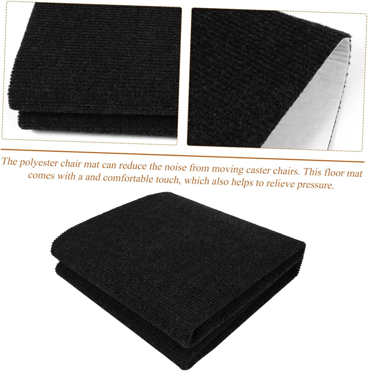 COHEALI Ergonomic Office Chair Mat Non-Slip Desk Floor Protector Mat for Gaming