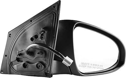 Miniatura 2 de Dependable Direct Lado del pasajero sin pintar con calefacción eléctrica con espejo retrovisor lateral de señal compatible con Toyota Corolla