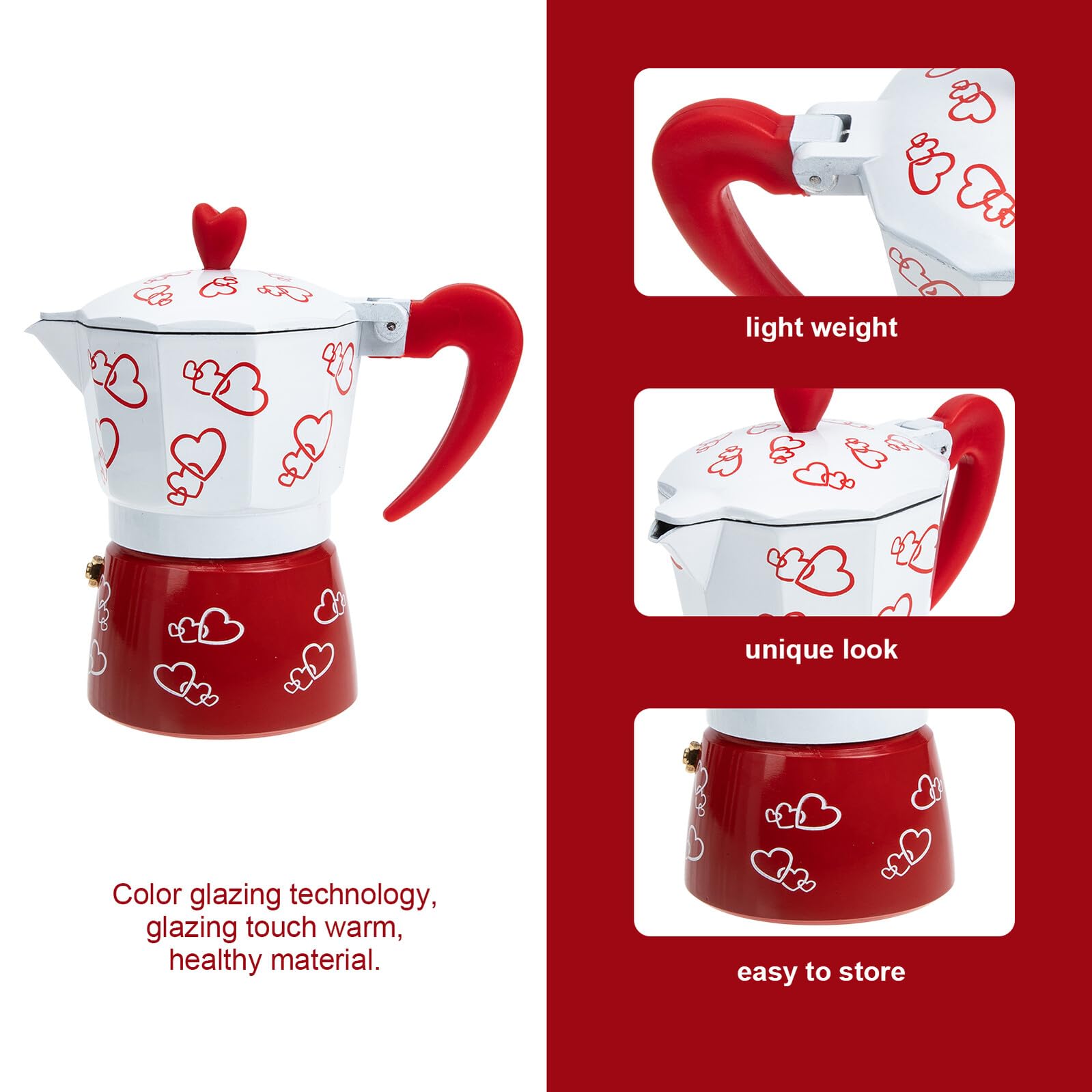Cafetera Manual de Aluminio, 150 Ml, Portátil y Fácil de Usar para Hogar y Oficina, Taza Espresso con Diseño