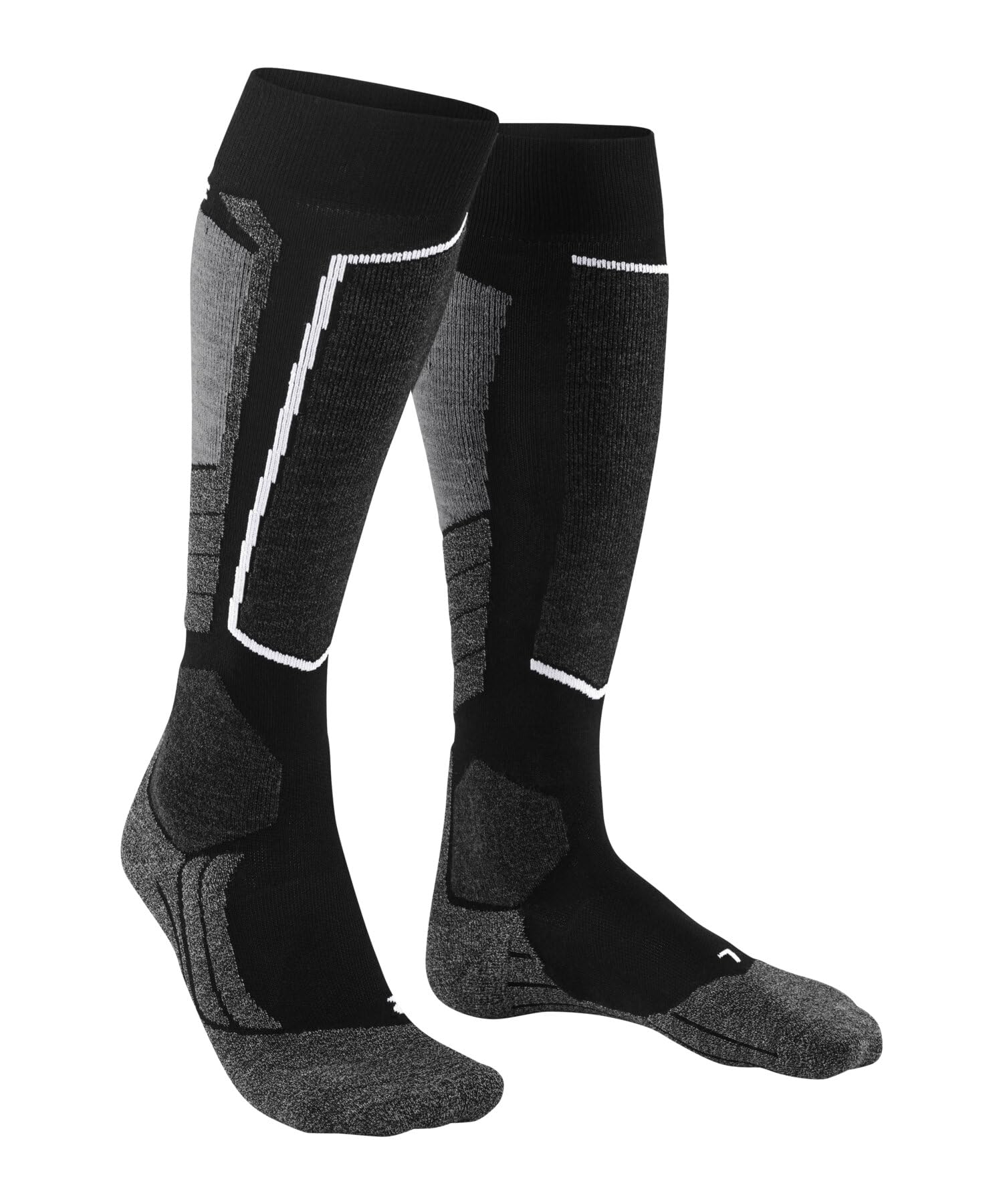FALKE Damen SK2 Vegan Skisocken schnelltrocknend atmungsaktiv Lyocell mittelstarke Polsterung warm Skistrümpfe lang