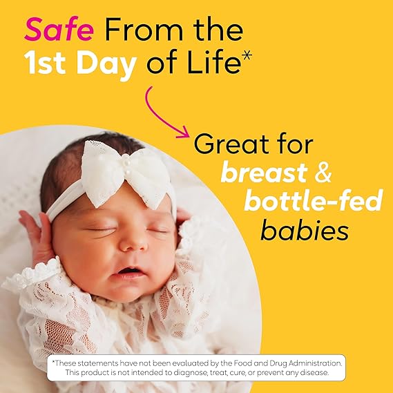 BioGaia Protectis Baby Probiotic Drops | Baby Essentials for Colic & Gas Relief | Safe for Newborns | Ease Crying, Fussing, Colic, Gas, Spit-ups & Constipation | No Dairy, Soy & Gluten | 5mL (2-Pack)