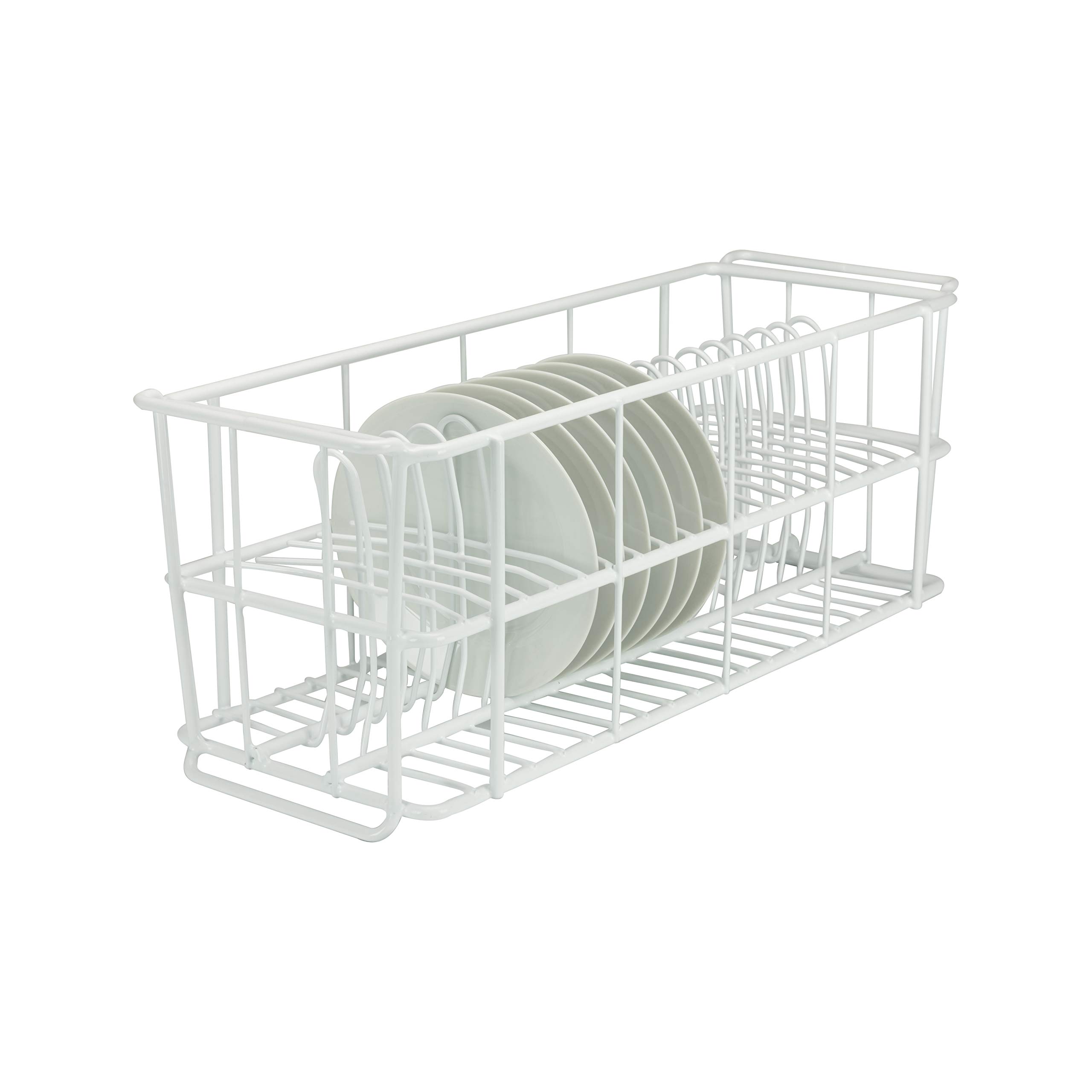 10 Strawberry Street 20-Compartment Bread & Butter Plate Rack (Holds 6" Plates)