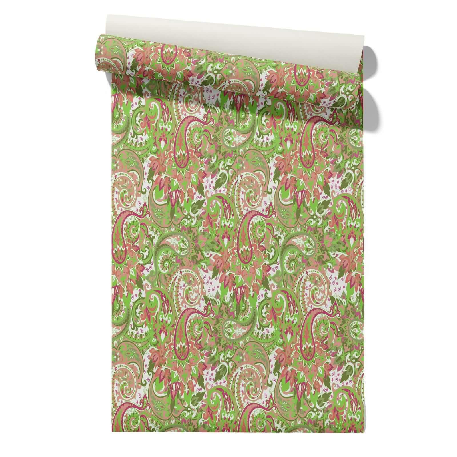 CEVAN Wallpaper Clearance Full Roll Living Room Gingham Drawer Liner Mandala Ethnic Retro 45x300cm