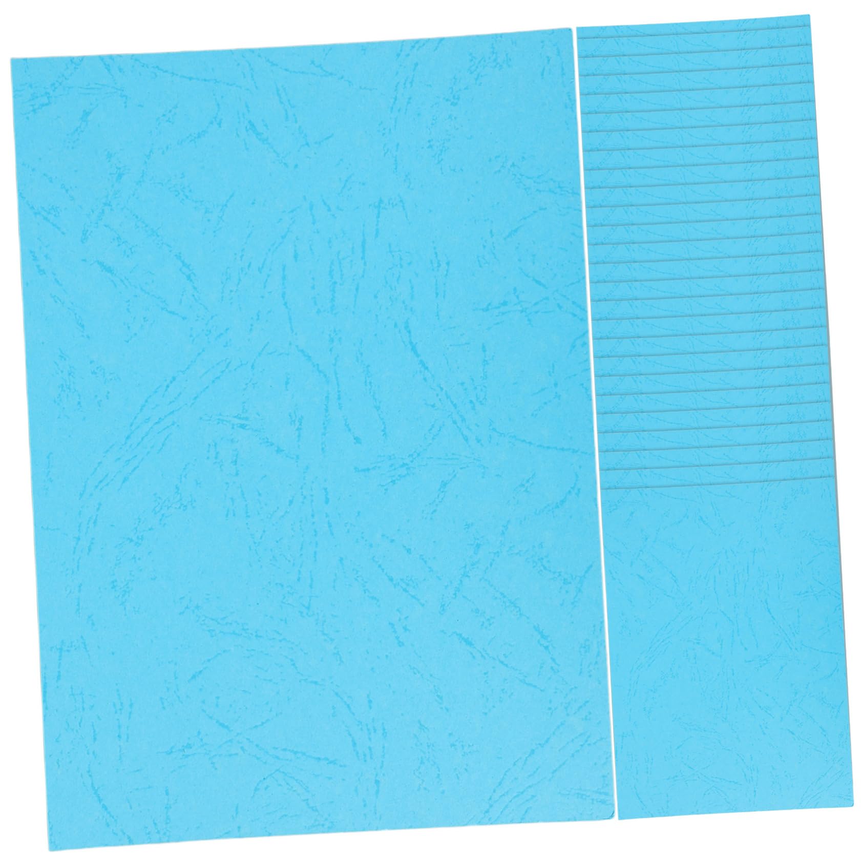 Copertina per Raccoglitore A4 in Carta Blu, 100 Fogli, per Documenti e Quaderni, per Casa e Progetti Fai da Te | Formato A4, Uso Ufficio e Casa, per Documenti e Quaderni, Stile Semplice ed Elegante