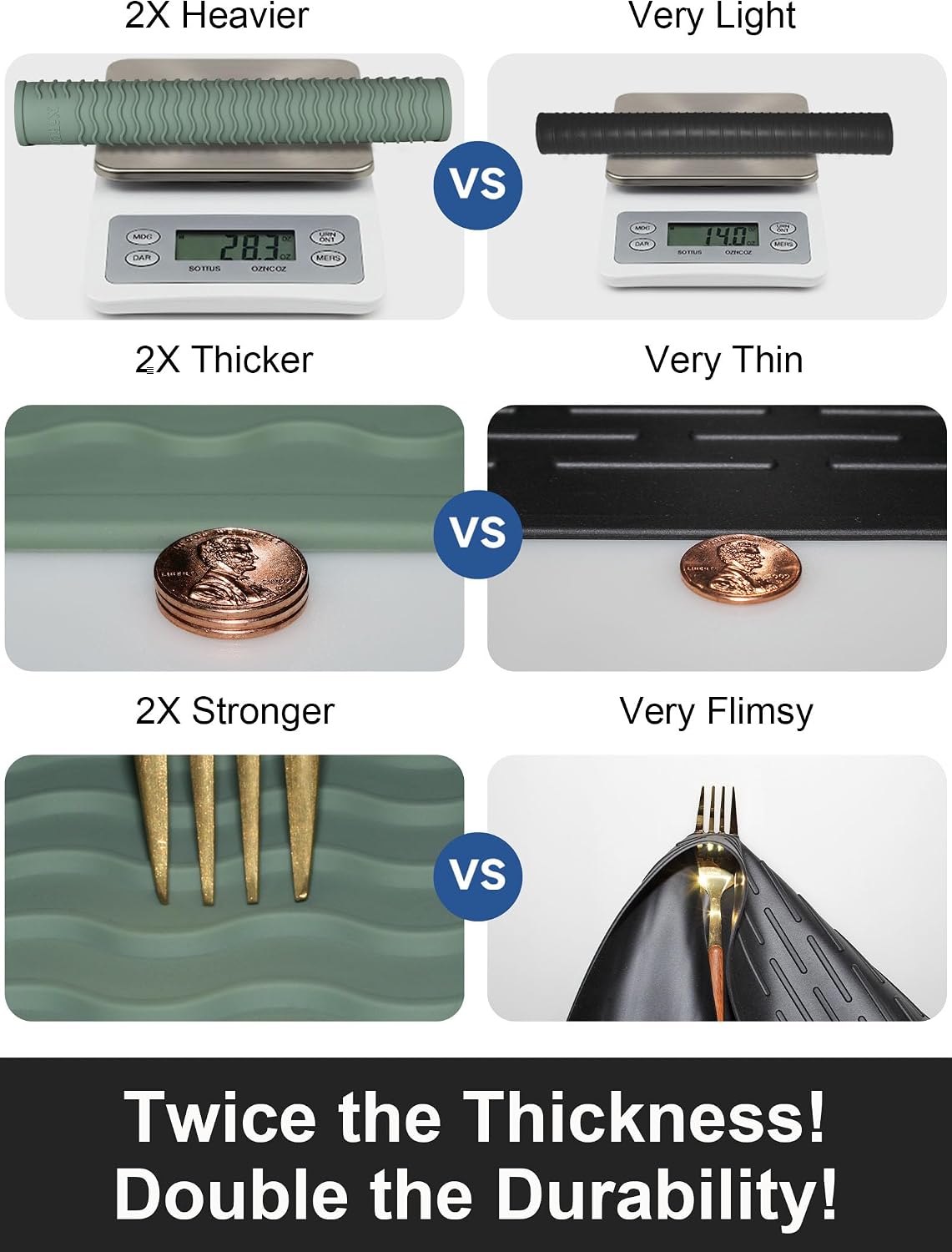 XiFEO Stove Top Covers for Electric Stove, Food Grade Heavy Duty Silicone Glass Stove Top Cover Protector, Induction Cooktop Protector, Heat Resistant Range Ceramic Stove Top Covers Mat, Oven Cover image 2