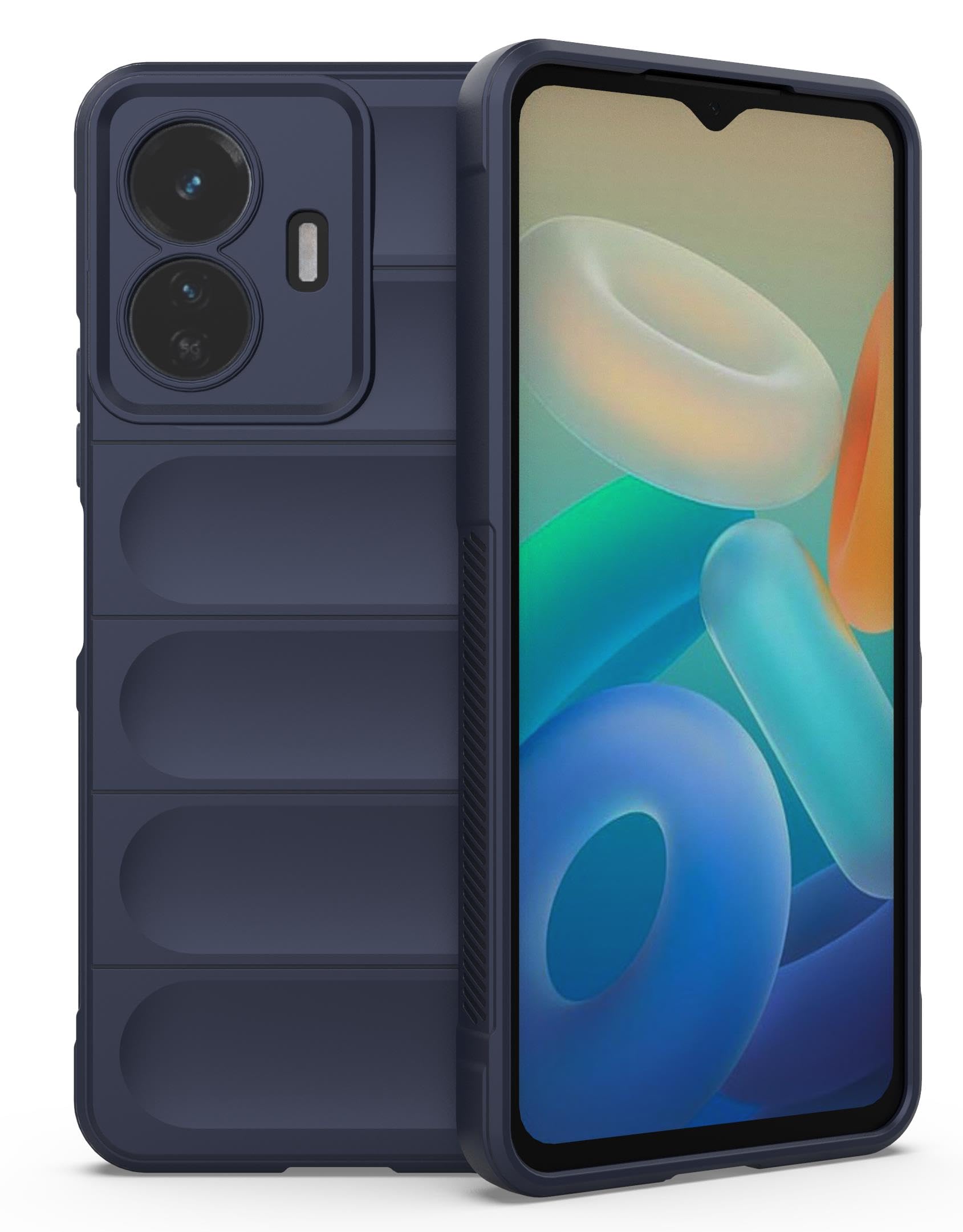 Gorilion Back Case Cover for [ IQOO Z6 Lite 5G ] | Liquid Silicone Magic Case for [ IQOO Z6 Lite 5G ] | Matte Soft Flexible Cover | Camera Protection - Sapphire Blue (B0DH2LZ4D9) Amazon Price History, Amazon Price Tracker