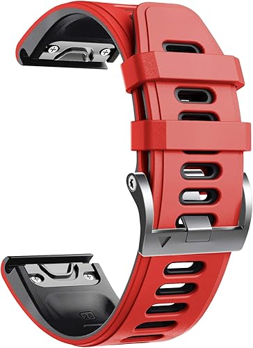 Miniatura 32 de NotoCity Compatible with Fenix 6X Watchbands Silicone Sport Watch Strap for Fenix 5X/5X Plus/Fenix 6X Pro/Fenix 7X/Fenix 3/Fenix 3 HR/Tactix/Descent