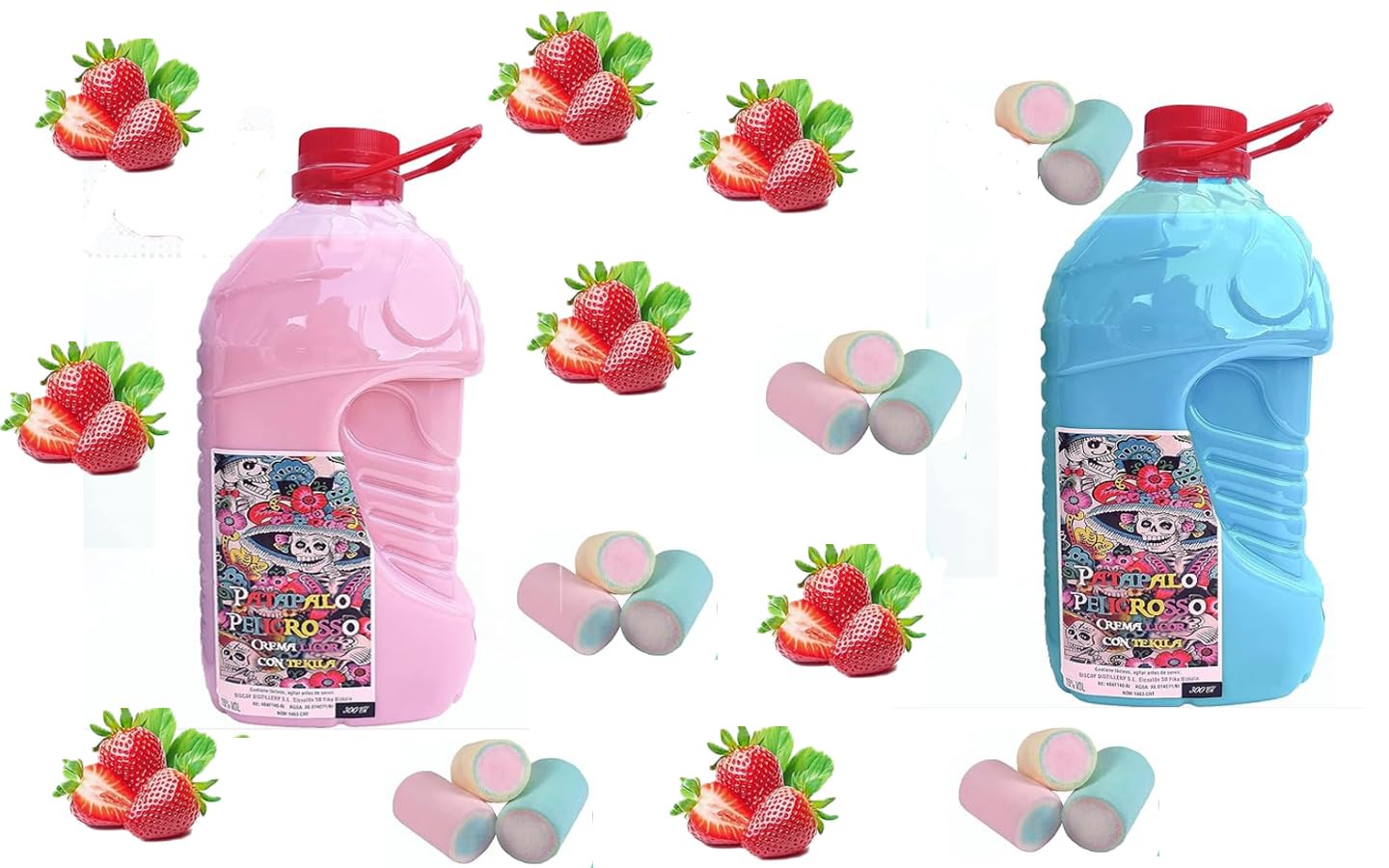 PACK AHORRO 2 UNIDADES 3LITROS CREMA CON TEQUILA FRESA Y NUBE