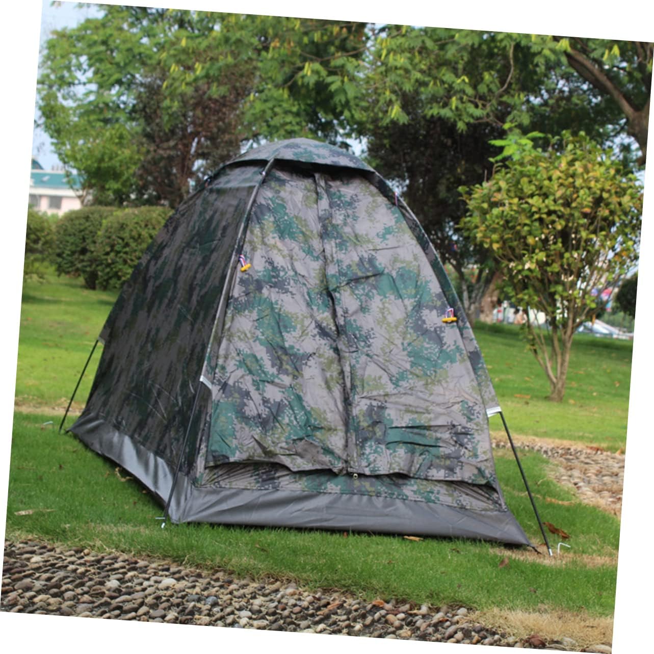 1pc Lightweight Camping Tent Outdoor Travel Emergency Tent for Fishing Hiking and Picnics Breathable Design and Stable Structure