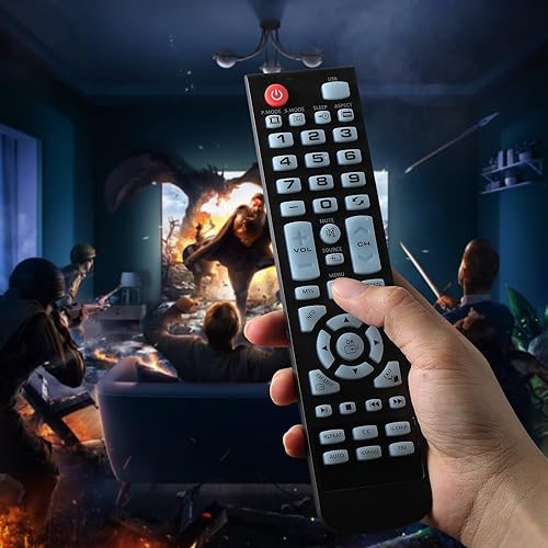 Miniatura 7 de Mando a distancia para Element TV Remote Repalcement