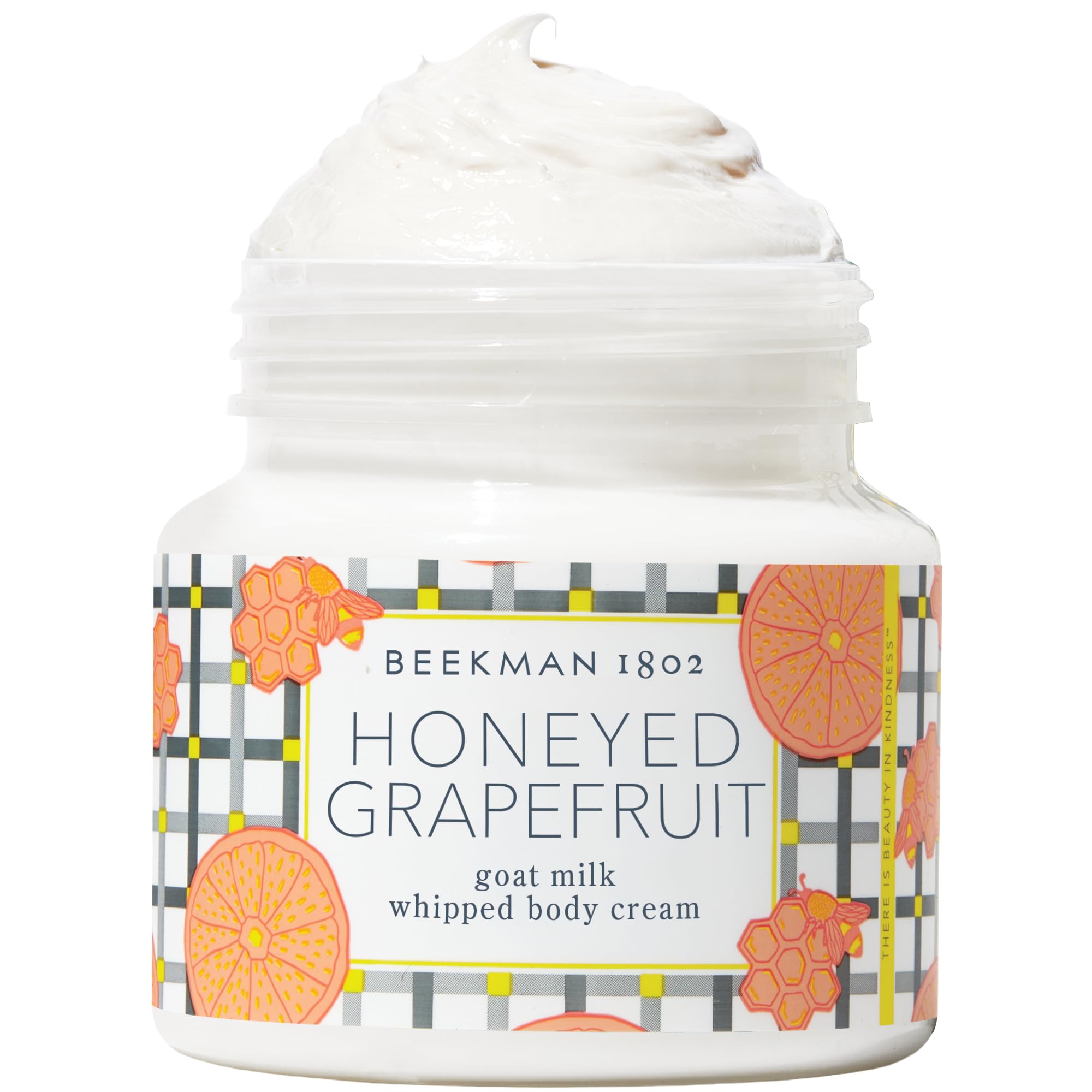 Beekman 1802 Whipped Body Cream – Moisturizes & Softens Skin with Goat Milk, Mango Seed Butter & Vitamin E – 8 oz – Honeyed Grapefruit