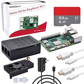 【説明欄必読】Raspberry Pi 5 4GB スターターキット+追加購入品 説明欄必読】Raspberry Pi 5 4GB スターターキット+追加購入品