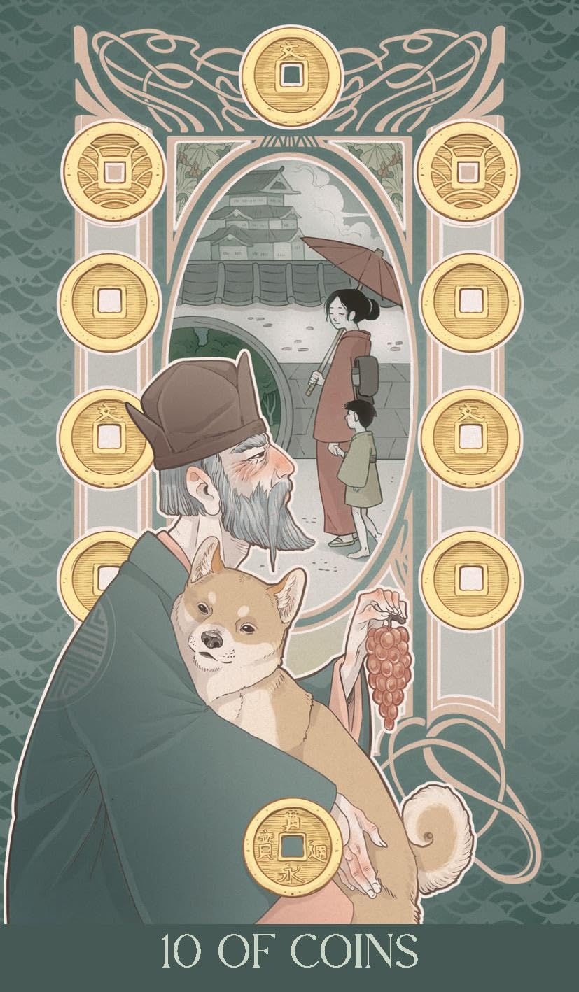 Japanese art nouveau tarot. Con 78 Carte