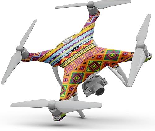 Miniatura 6 de DesignSkinz - Compatible con Drone DJI Spark - Calcomanía protectora de vinilo resistente a los arañazos - Brotes florales vibrantes y coloridos