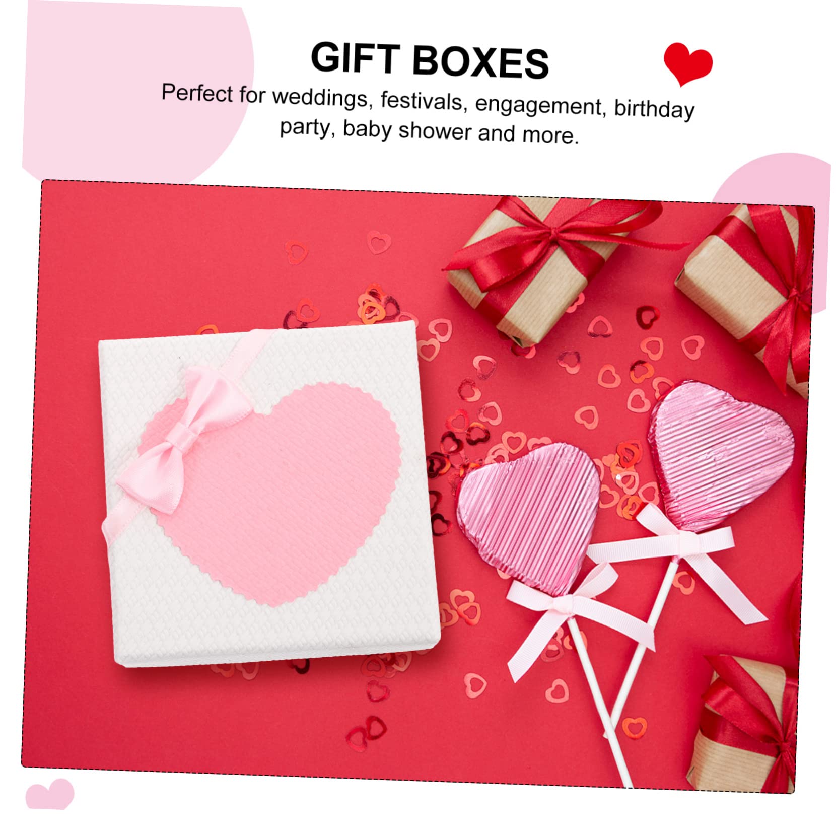 minkissy 6stücke Kleine Geschenkschachteln Mit Deckel Teiliges Für Hochzeiten Geburtstagsfeiern Und Weihnachtsgeschenke Für Party-gastgeschenke Und Süßigkeiten