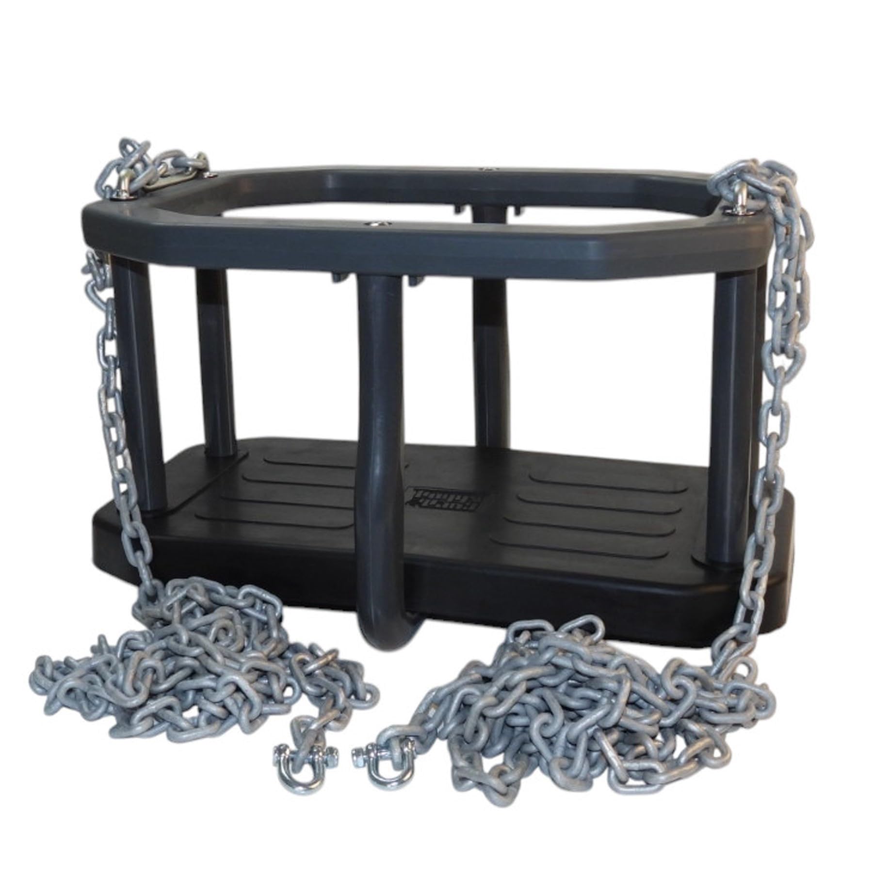 Columpio de goma para bebé con cadenas de 3 m, asiento de columpio para niños a partir de 1 año, antideslizante y resistente a la intemperie, seguro para jardín o interior, columpio infantil a partir