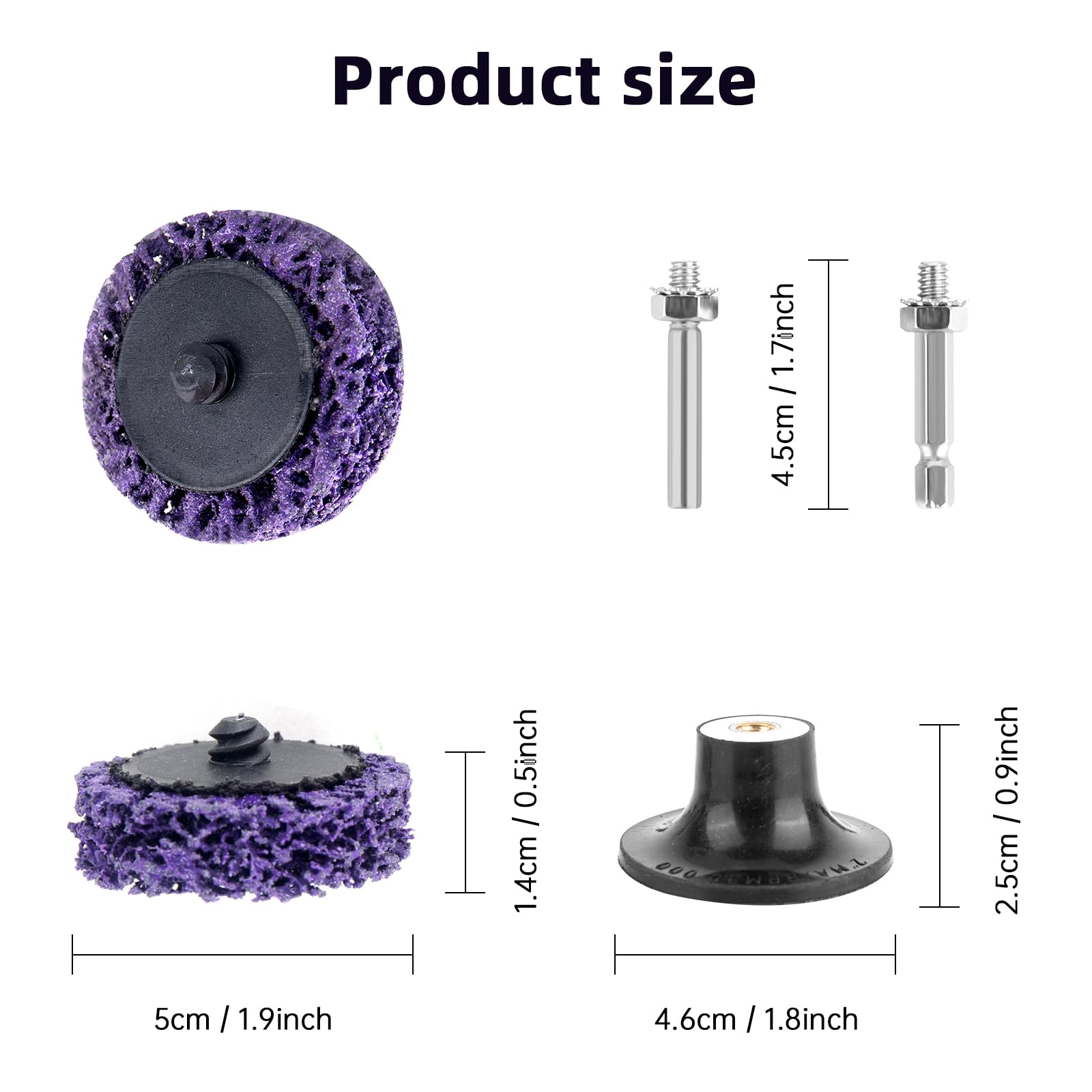 5-50x Rostio CSD Scheibe CBS Grob Reinigungsscheibe Produktbild-Vorschau 3
