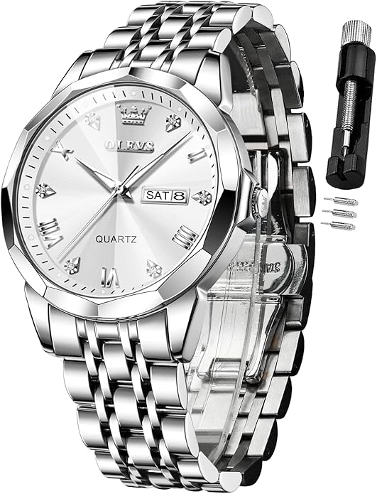 OLEVS Watch for Men Diamond Bu&hellip;