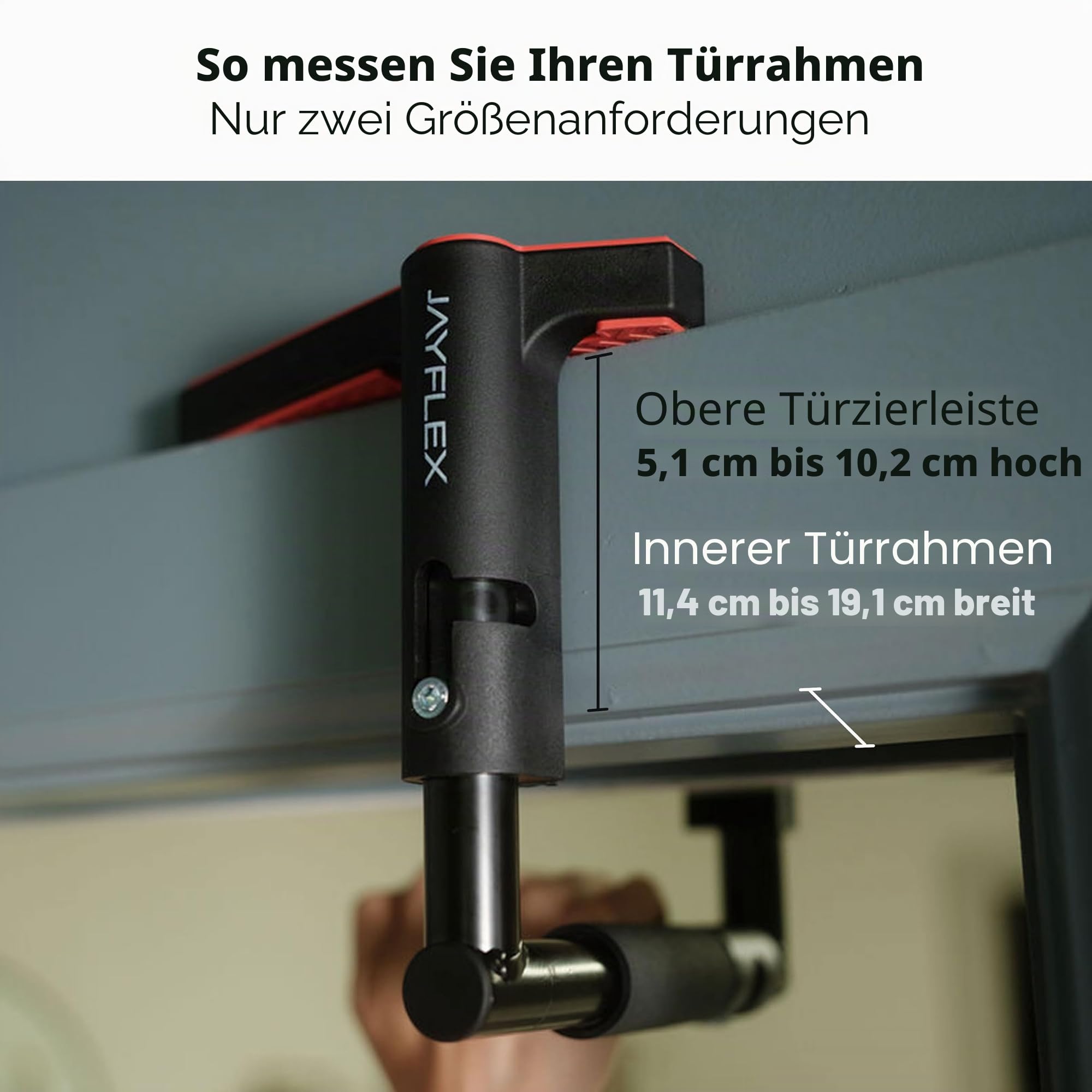 CrossGrips Klimmzugstange für Türrahmen, für Zuhause und auf Reisen
