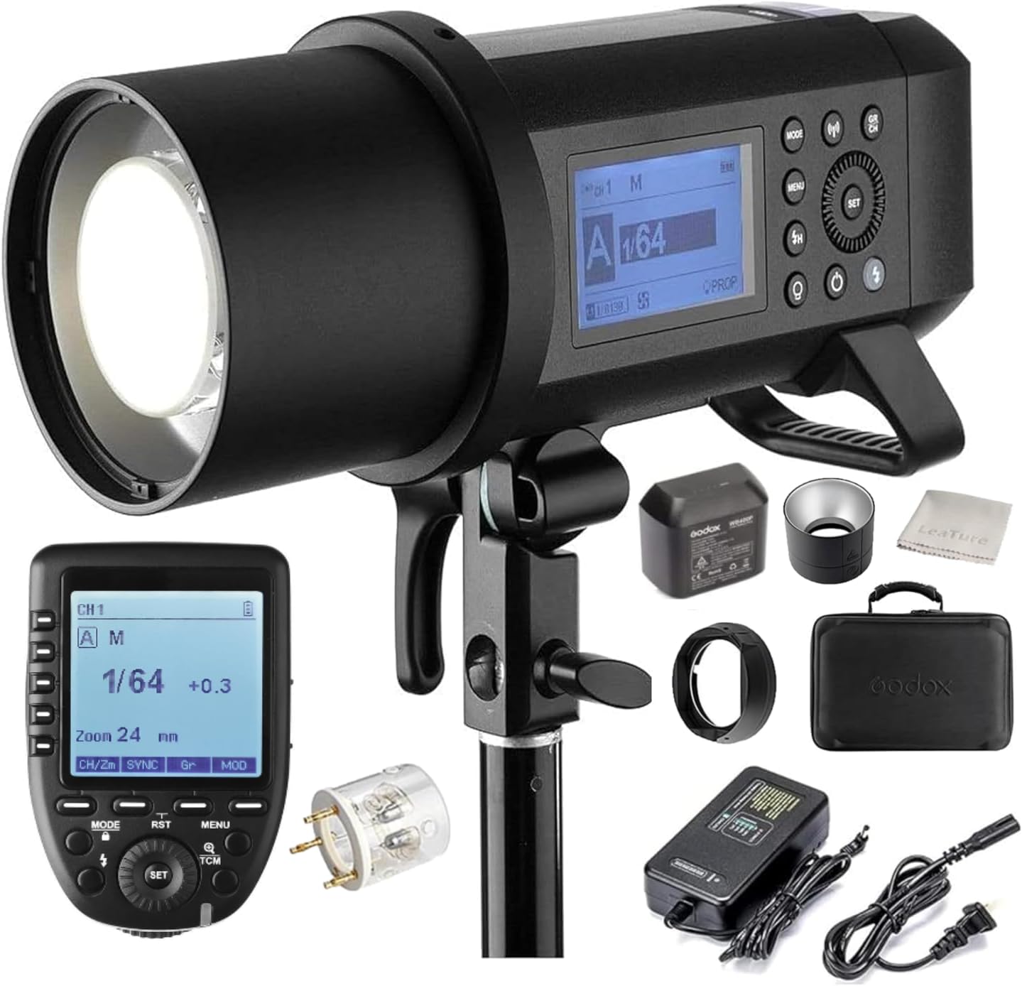 Amazon.com : Godox AD400 Pro Outdoor Flash Strobe with XPro-S TTL
