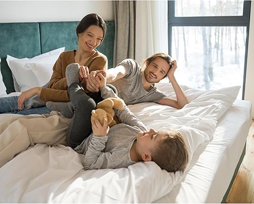 Miniatura 6 de HOMEIDEAS - Juego de sábanas de microfibra cepillada extrasuave, sábanas de cama de 1800 hilos, 15 pulgadas (38.1 cm), gran profundidad,