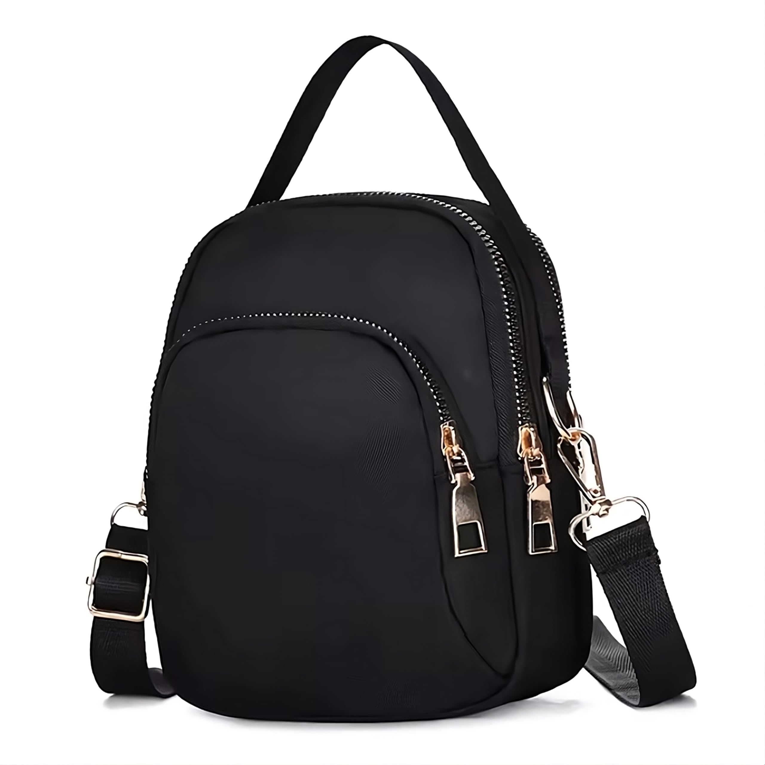 SLAPS Black Small Mini Phone Mobile Purse Sling Bags For Ladies- Large Capacity Spacious Nylon waterproof sling bags for women- Stylish Trendy Fancy Cute Latest Fashion (B0D6KJTHP2) Amazon Price History, Amazon Price Tracker
