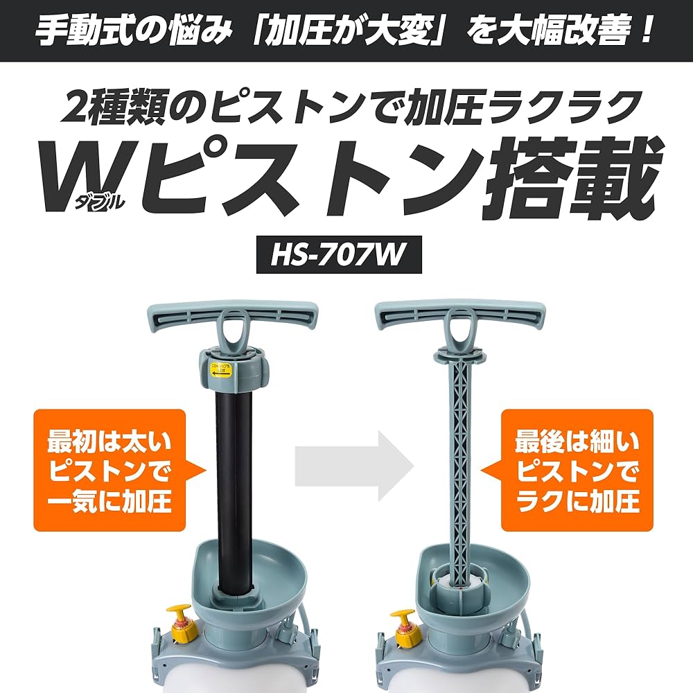 Amazon | 工進(KOSHIN) 蓄圧式 噴霧器 タンク 7L ミスターオート