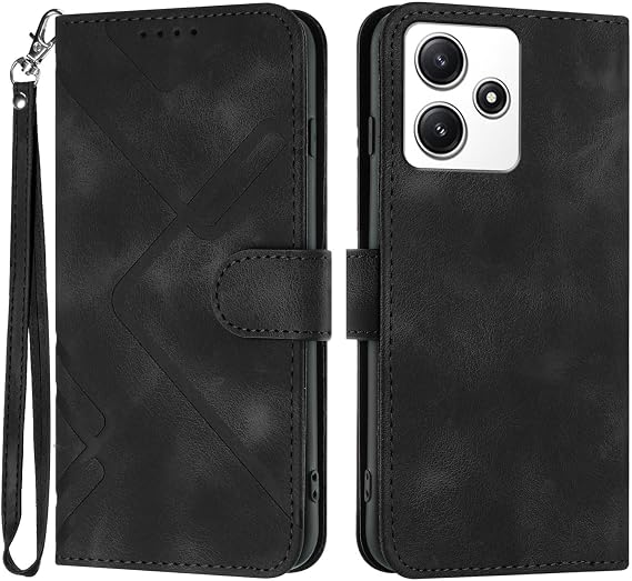 Compatible Xiaomi Redmi 12 5g Case Flip Case xiaomi Smartphone Redmi12 XIG03 Case Redmi 12 5g Smartphone Case Flip Case Redmi 12 Mobile Case Xiaomi Redmi 12 5G Cover Poco M6 Pro 5G Case Full