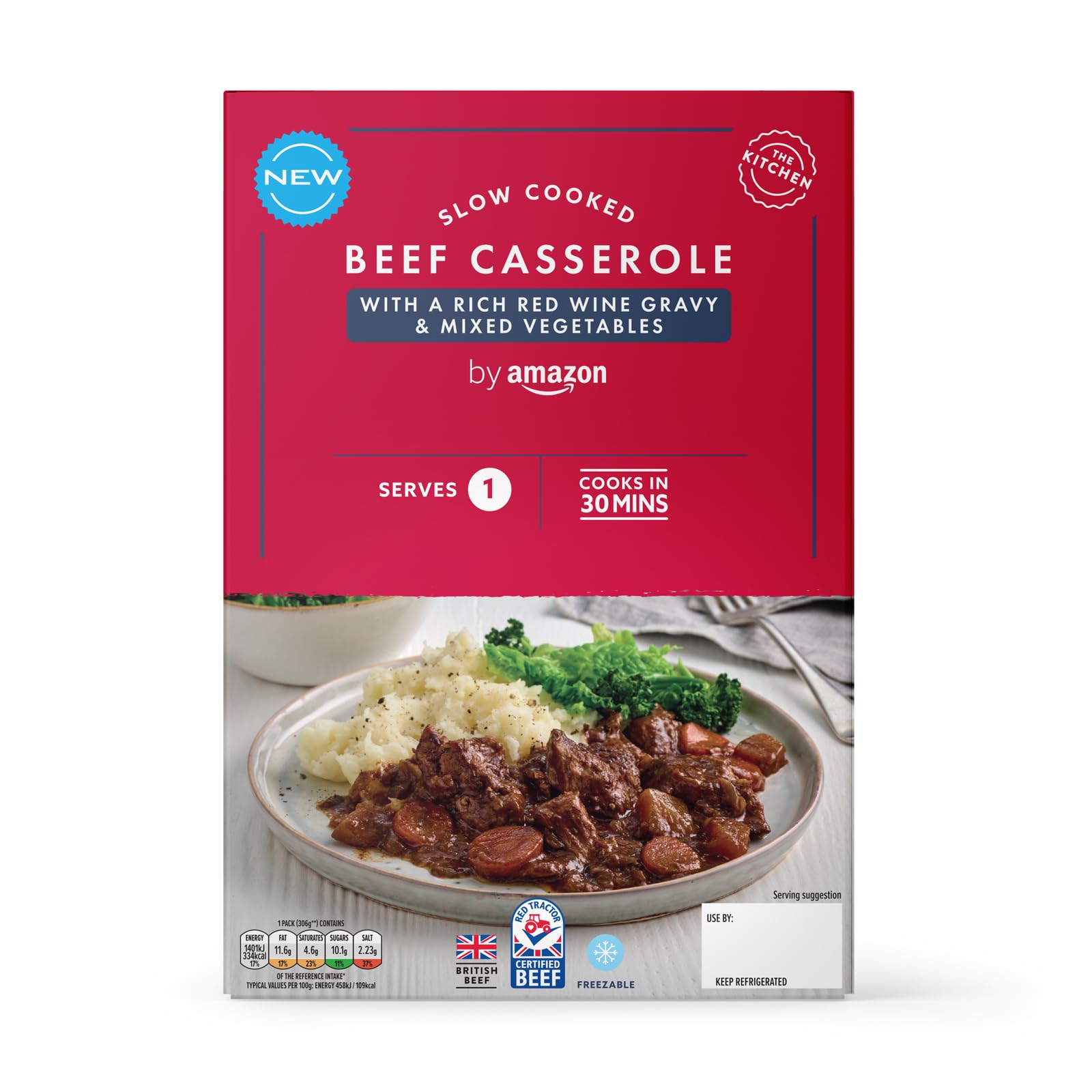 Slow Cooked Casserole Beef, 350g