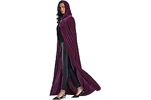 Premium Velvet Adult Witch Cape, for Bewitching Occasions