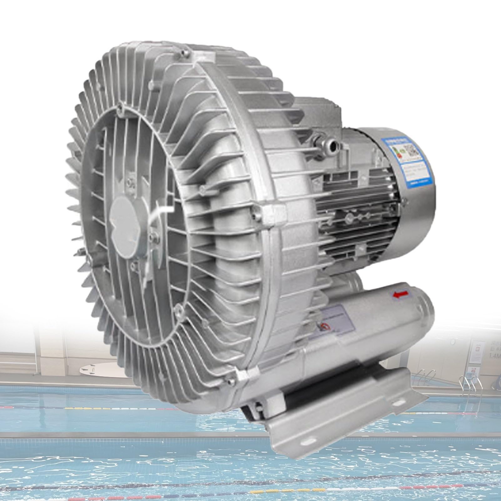 Pvxa Industrial Aquaculture Pond Fish Tank Vortex Air Blower Pump,7500w vortex blower, Industrial Vacuum Pump, for Sewage Aera ThreePhase-4000W/5.36HP