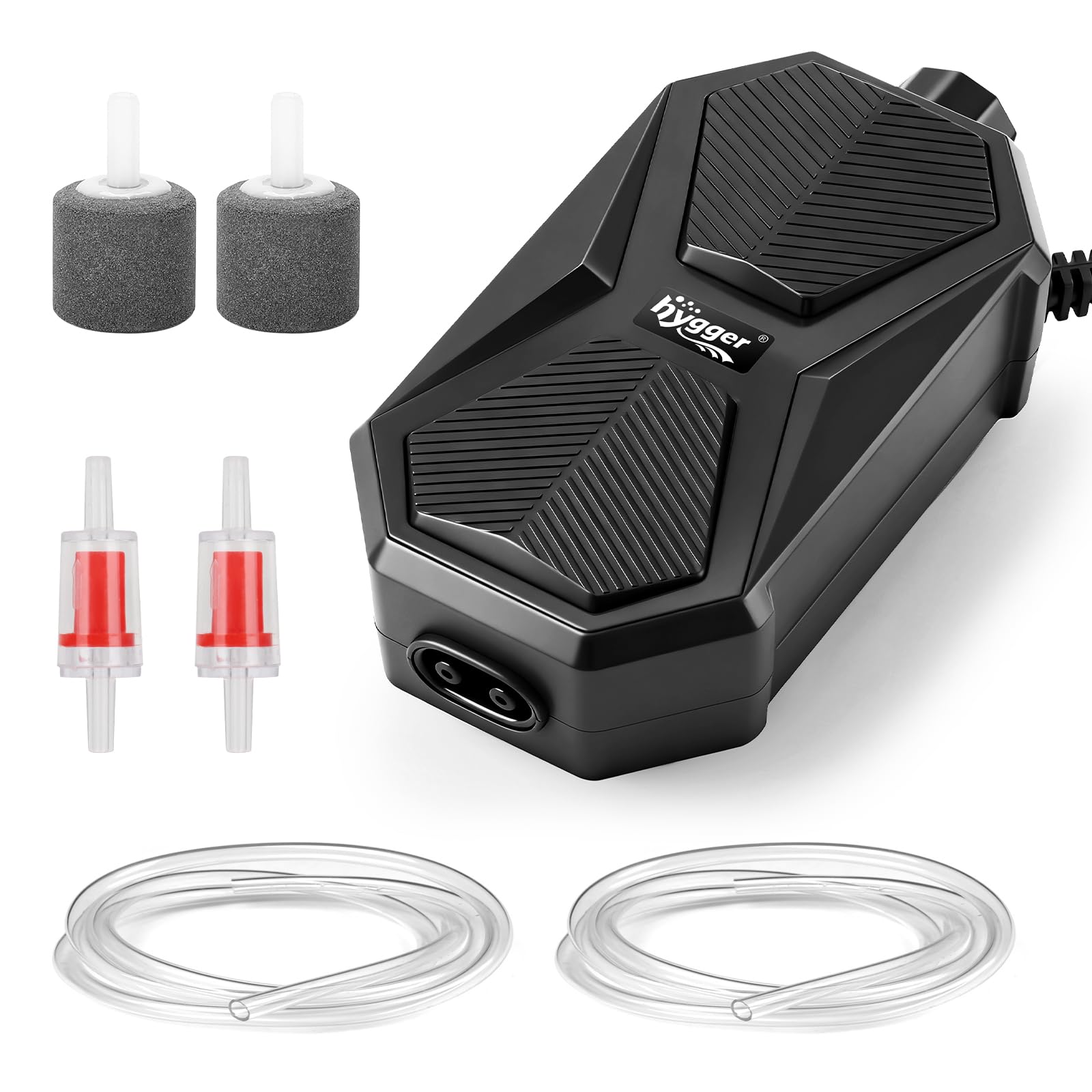 hygger Aquarium Air Pump Dual Outlet