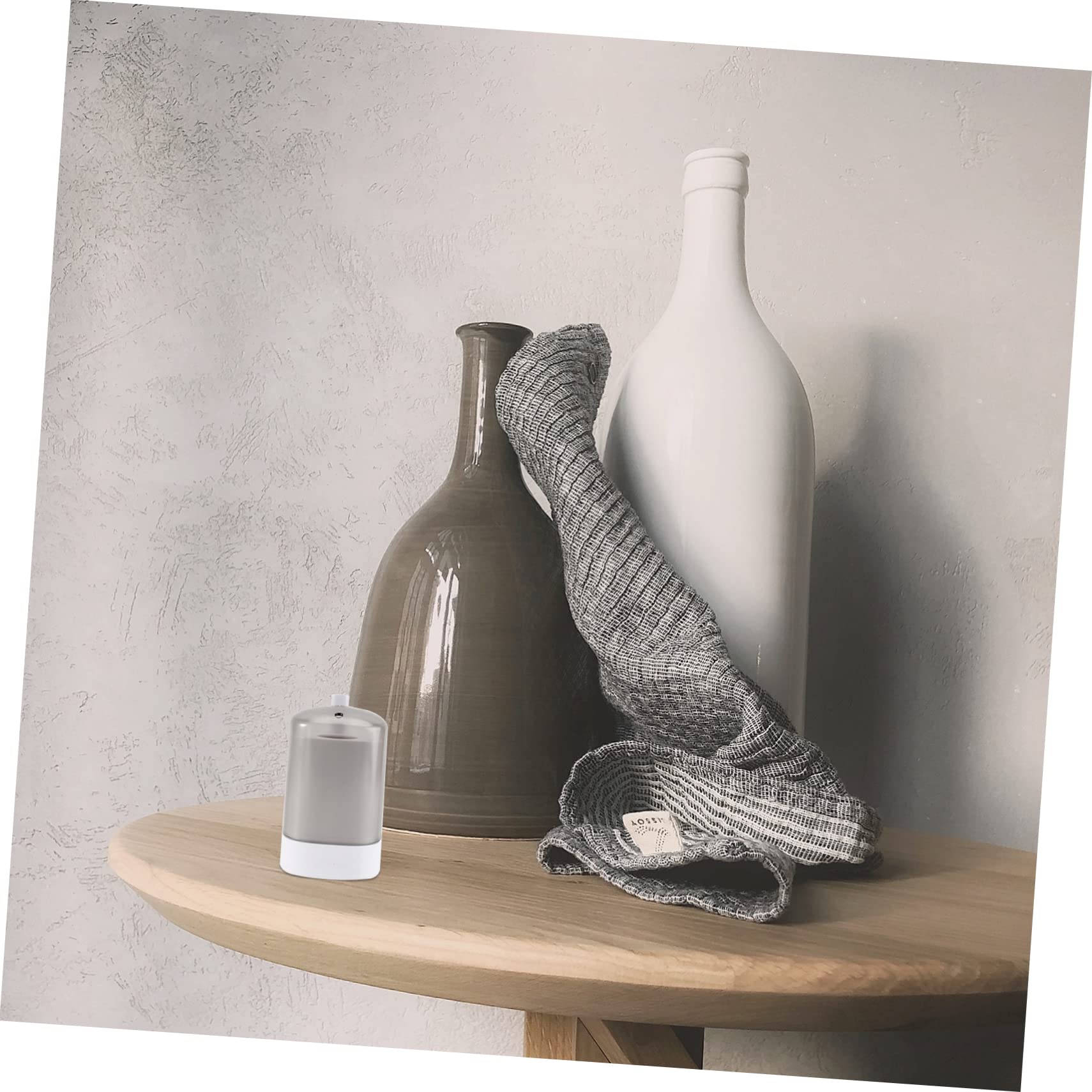 IMIKEYA Toothpick Bucket Toothpick Holder Toothpick Swab Dispenser Decorative Toothpicks Holder for Bathroom Holders Automatic Case Holder Dispenser Tooth Pick Holder Cool White Plastic Pp