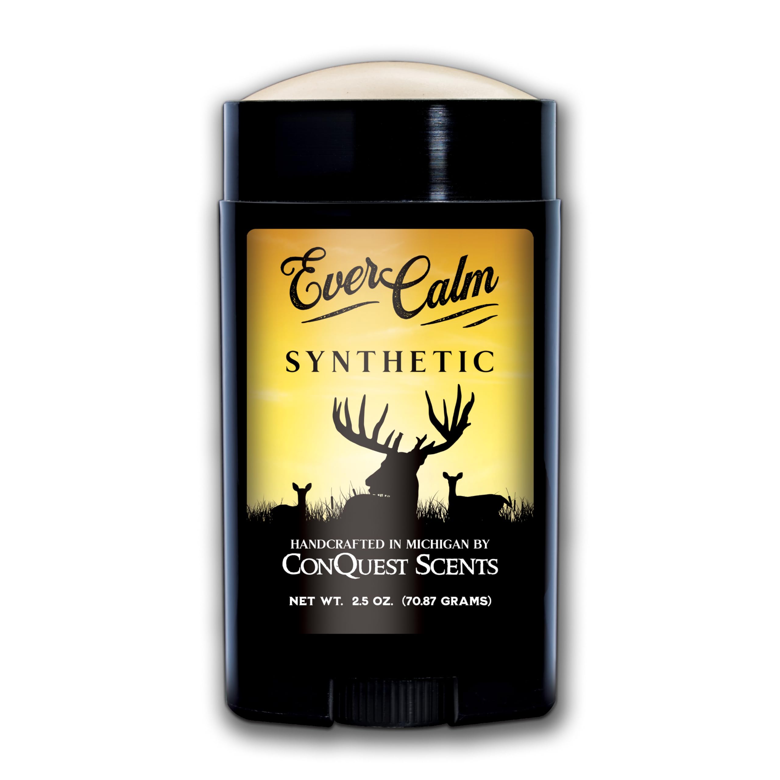 Conquest Scents EverCalm Synthetic Deer Attractant – Calming Scent from Deer Bedding Areas