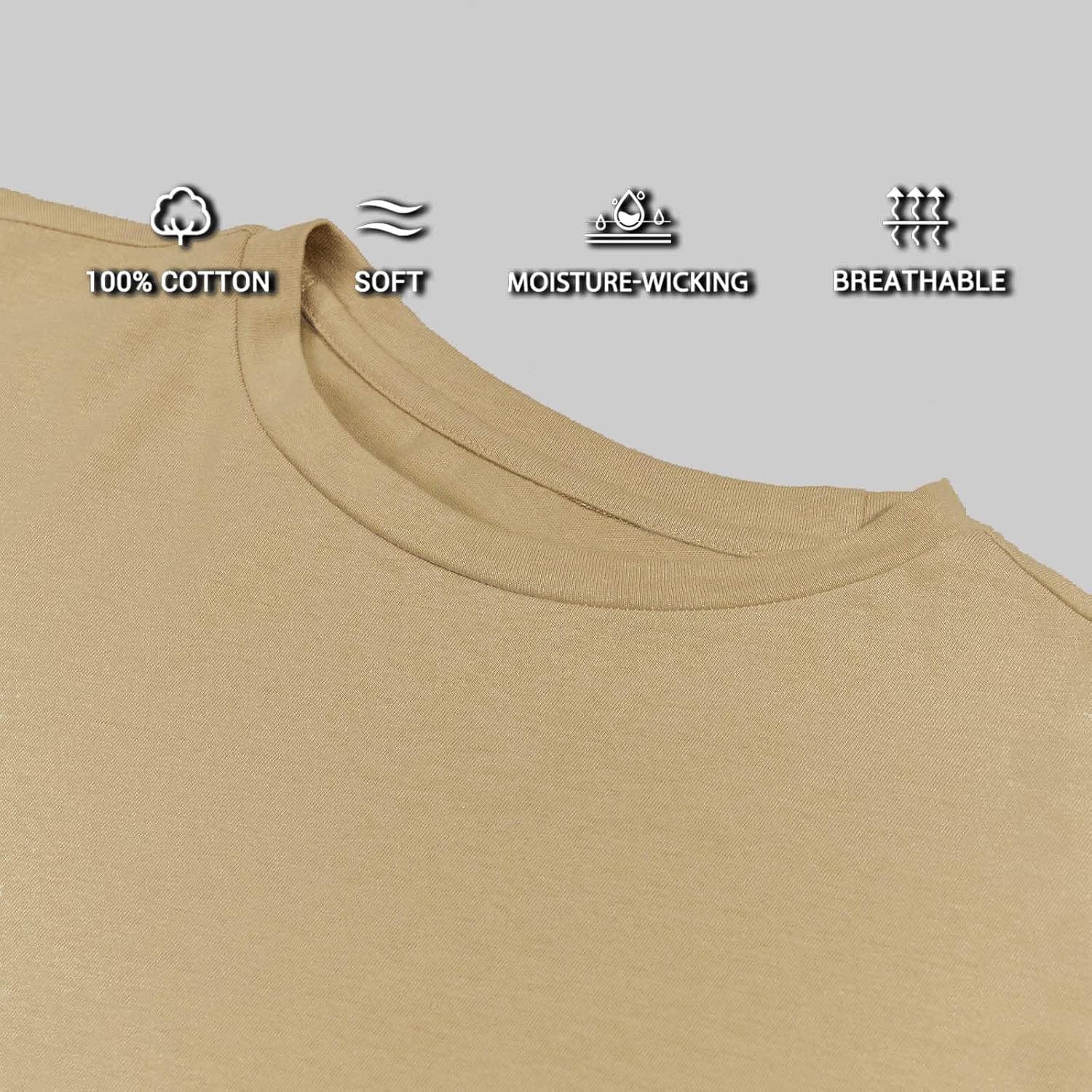 H HYFOL Men's Graphic T-Shirts USA Flag Cotton Long Sleeve American Patriotic Crewneck Regular Tee Shirts - Image 6