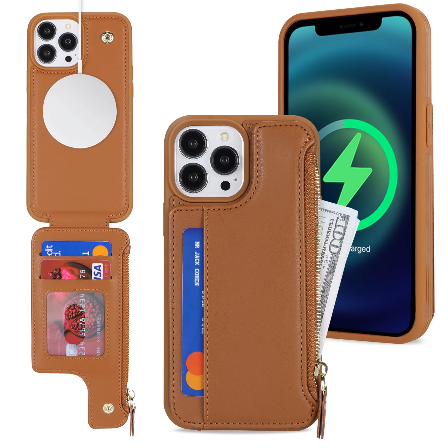 SailorTech iPhone 14 Pro Max Case with Credit Card Holder magsafe