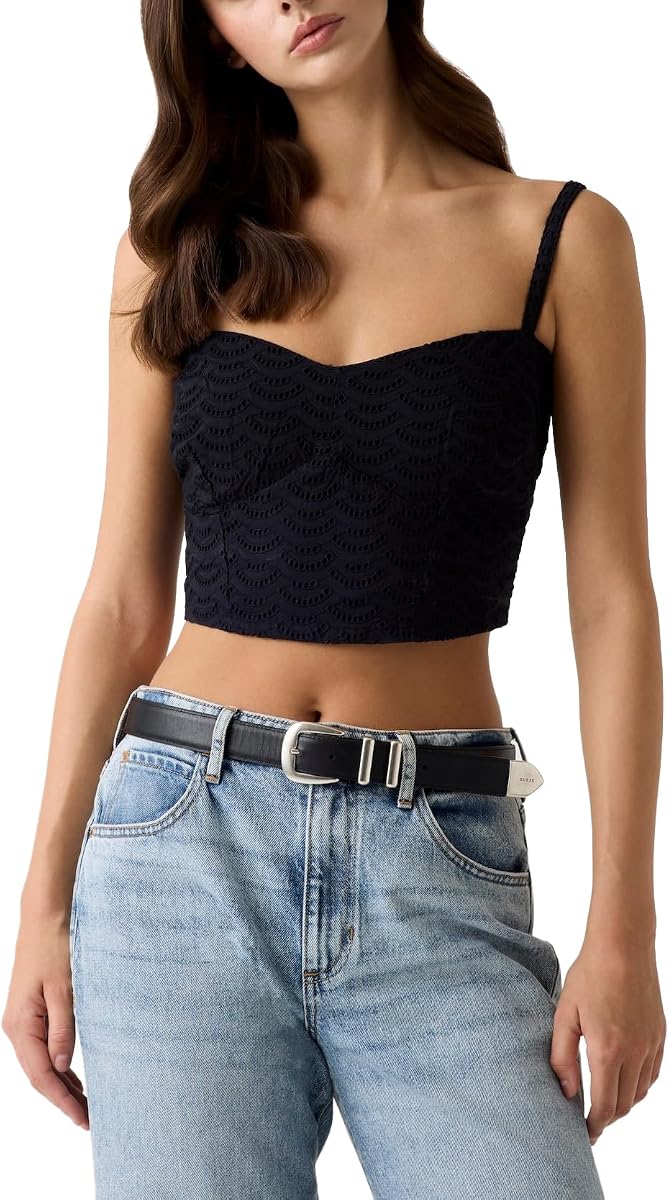Women's Eco Short Sleeve Sharon Eyelets Top