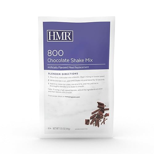 Miniatura 2 de HMR Mezcla de reemplazo de comida "Classic" 800 Shake  Batido de chocolate en polvo para apoyar la pérdida de peso saludable  0.76 oz de proteína