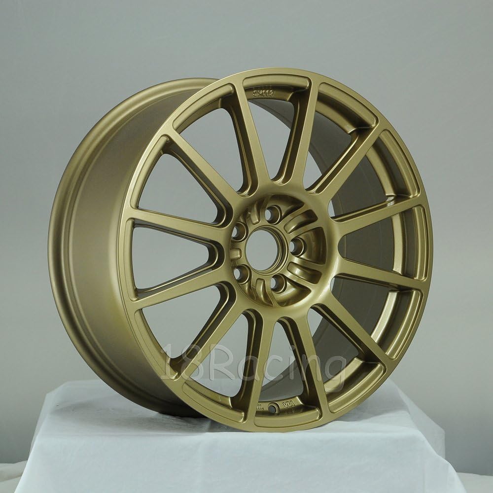 4 PCS ROTA GRAVEL WHEELS 18X8.5 5X100 48 73 GOLD