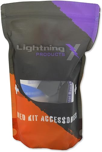 Lightning X MED POD paquete de recambio económico para control de hemorragia para botiquín de primeros auxilios, incluye gasa Bloodstop, vendaje