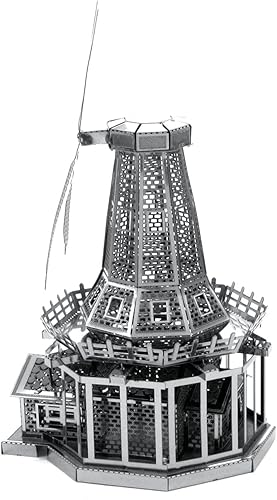 Miniatura 5 de Metal Earth Molino de viento 3D Kit de modelo de metal paquete con pinzas Fascinaciones