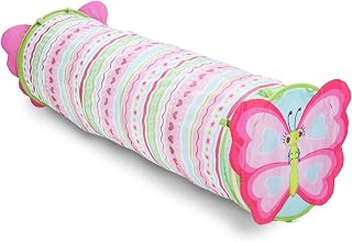 Melissa & Doug Sunny Patch Cutie Pie Butterfly Crawl-Through Tunnel (E-Commerce Packaging) - Indoor Outdoor Baby Tunnel Crawl Developmental Activity Toy