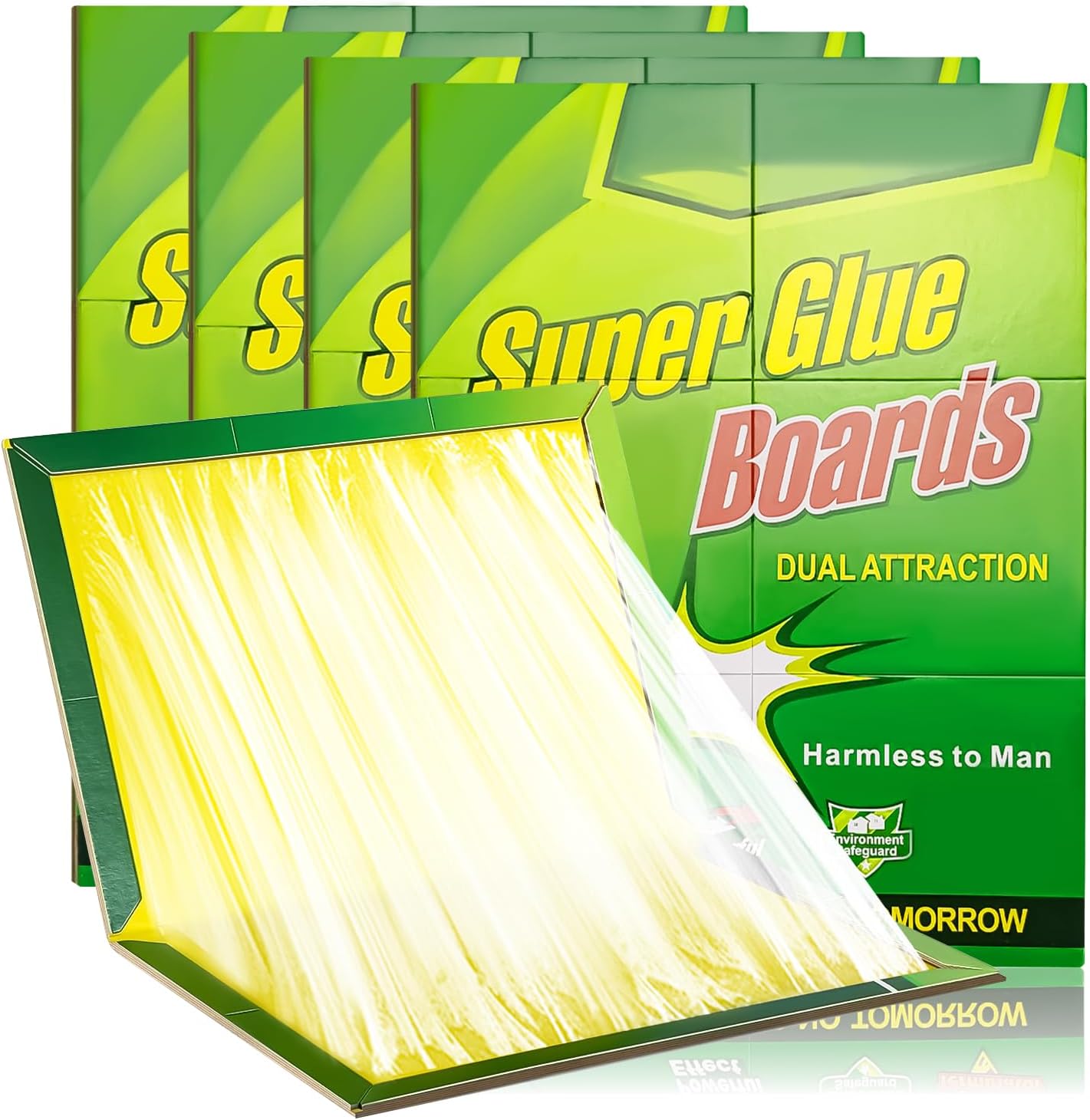 Pest Sticky Pads Trap,Multi-Use Pest Trap Boards, 5 Packs Pest Sticky Boards,Large Extra Strong Sticky Trap for Multiple Insects in Indoor Outdoor Home Kitchen Garden Garage