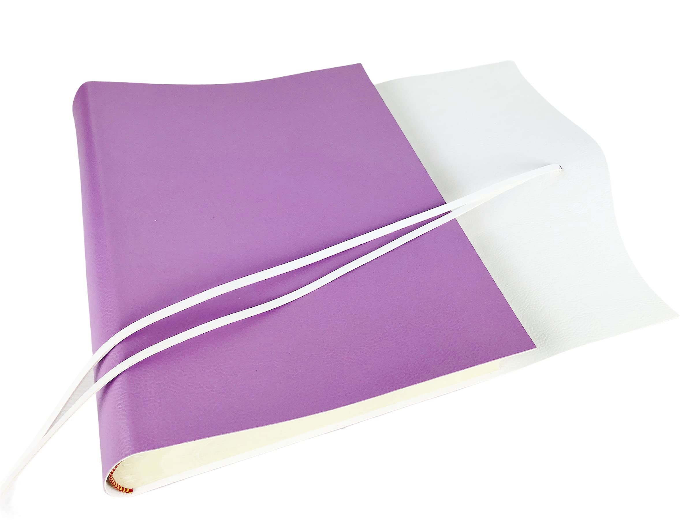 TriVin Art Album Fotografico Artigianale Made In Italy | Similpelle Bicolore, Formato E Pagine Personalizzabili | Con Custodia Elegante
